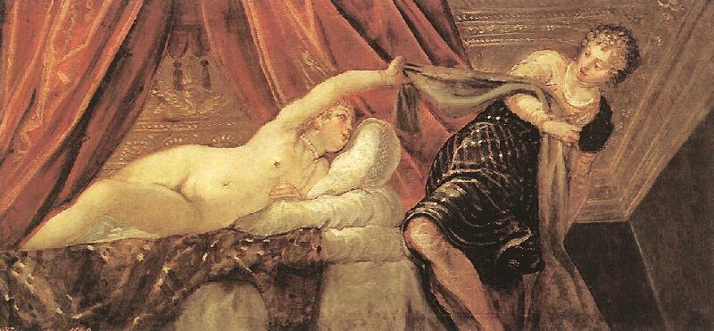 TINTORETTO, Jacopo Joseph and Potiphar's Wife r Germany oil painting art